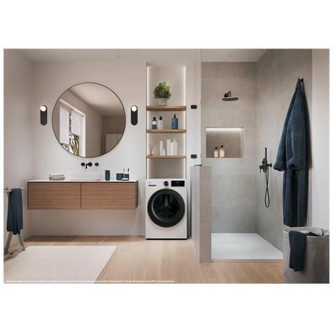 H /Care 300 H3W 48BL11H-S lavatrice Caricamento frontale 8 kg 1400 Giri /min Bianco - Foto 2