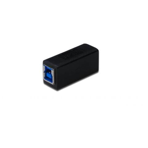 Adattatore USB 3.0 Tipo A Femmina-Femmina System-S, Nero, Prolunga Cavo, 5 Gbps