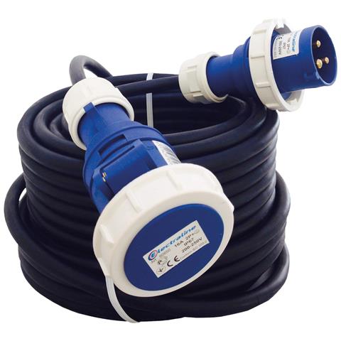 46140 Prolunga In Gomma 20 Mt Presa Industriale Cce Spina A 3 Poli - Ip67 - Foto 3