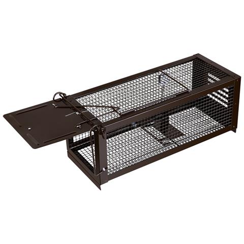 Trappola Per Topi 32×13×13cm - Ferro Gabbia Trappola Professionale Per Catturare Mouse, Topo, Criceto, Talpa, Donnole, Marmotte Senza Ucciderli - Foto 1