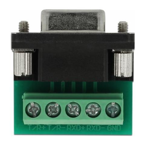 Adapter Usb Type-a To Serial Rs-422/485 Db9 With Surge Protection 600 W And Extended Temperature Range - Serieller Adapter - Usb2.0 - Rs-422/485 - Blau (64055) - Foto 2