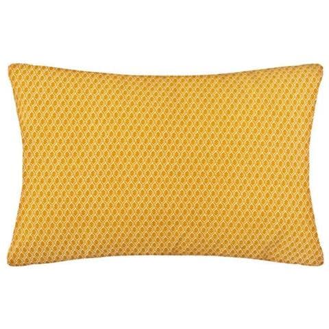 Cuscino Motivo Otto - 30 X 50 Cm - Giallo Ocra - Foto 1