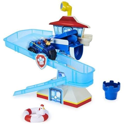 Pat Patrouille - Playset Da Bagno Adventure Bay + Veicolo Inseguimento Illuminato Paw Patrol - 6060970 - Giocattolo Da Bagno Per Bambini 3 Anni E + - Foto 1