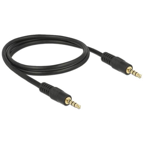 83435 1m 3.5mm 3.5mm Nero cavo audio - Foto 1