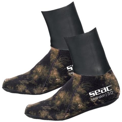 Seac Calzari Seal Skin Anatomic Camo 3mm Mimetico Marrone L - Foto 1