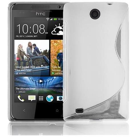 Cadorabo Custodia Compatibile Con Htc Desire 300 In Magnesio Bianco - Coperchio Protettivo In Silicone Tpu Flessibile - Foto 1