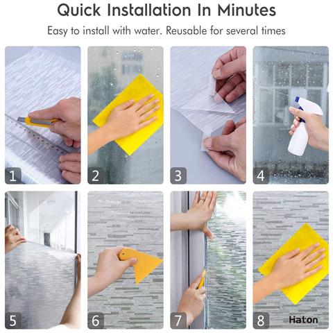 Pellicola Per Vetri Autoadesiva Protezione Privacy 200x30 Cm - Foto 12