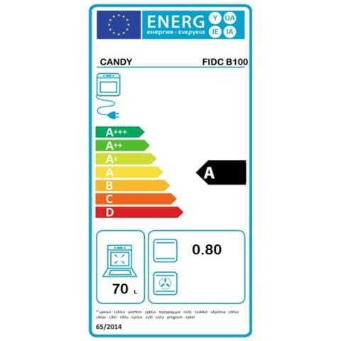 Forno Elettrico da Incasso FIDC B100 Capacità 70 L Statico Colore Bianco - Foto 3
