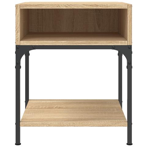 Comodino Rovere Sonoma 40x41x50 Cm In Legno Multistrato - Foto 9