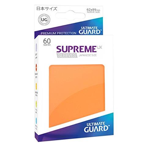Buste Protettive Per Carte Ux Giapponesi Supreme (60 Pezzi), Arancione - Foto 1