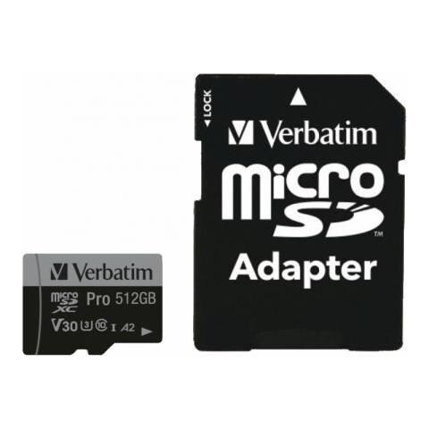 47046 Memoria Flash 512 Gb Microsdxc Uhs-i Classe 10 (Pro Microsdxc 512gb Inc Adapter) - Foto 1