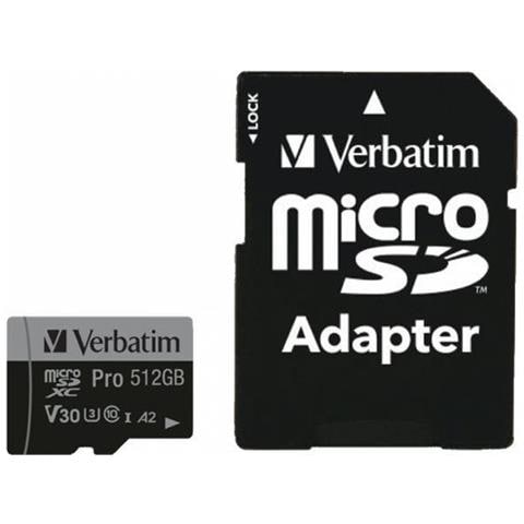 47046 Memoria Flash 512 Gb Microsdxc Uhs-i Classe 10 (Pro Microsdxc 512gb Inc Adapter) - Foto 2