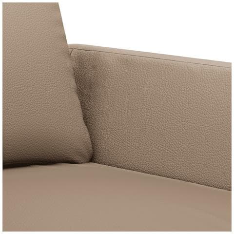 Set Di Divani 4 Pz Con Cuscini Cappuccino In Similpelle - Foto 2