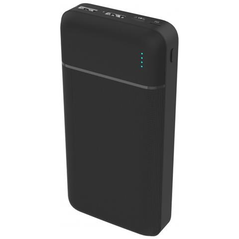 Powerbank 20000mah Elegante Litio-polimero, Nero - Foto 2