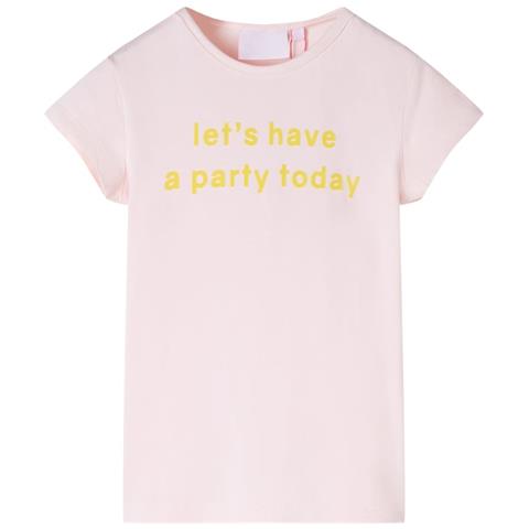 Maglietta Da Bambina Rosa Tenue 92 - Foto 1