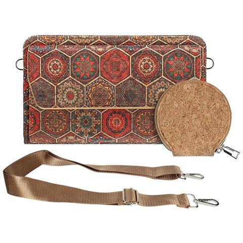 Pochette In Sughero, Collezione Corkinspire Chiusura A Zip / Magnetica - Foto 1