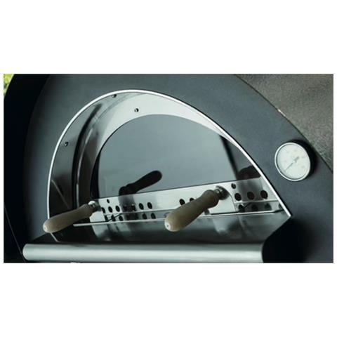 Chiuderna In Acciaio E Vetro Con Impugnatura In Legno Per Forni Bella Napoli Vesuvio - Foto 2