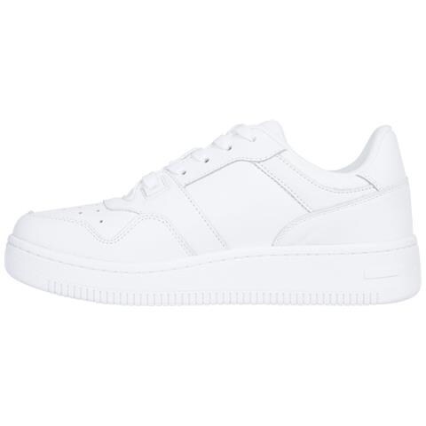 Retro Basket Shoes Scarpe Basse Pelle Scarpe Donna Bianco Eu 36, En0en01723 Ybr - Foto 2