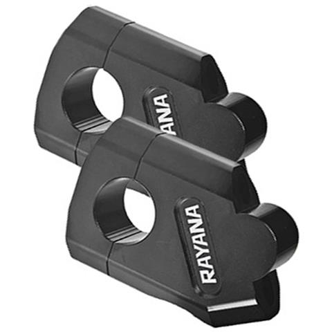 Rialzi Manubrio Moto Neri Diametro 22 Mm (1 Paio) - Foto 2
