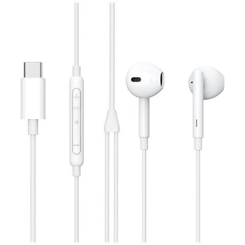 ES652200-BULK cuffia e auricolare Cablato In-ear Musica e Chiamate USB tipo-C Bianco - Foto 1