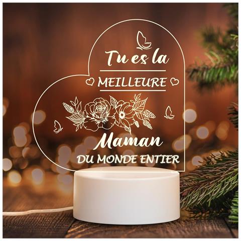 Lampada Notturna Led 3d: Regalo Unico Per Mamma A Compleanno E Festa Della Mamma - Foto 1