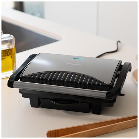 Griglia Elettrica Rock'nGrill Dark 1000 1000 W rivestimento in pietra vassoio raccoglitori superficie 254 x 175 cm privo di PTFE PFOA - Foto 9