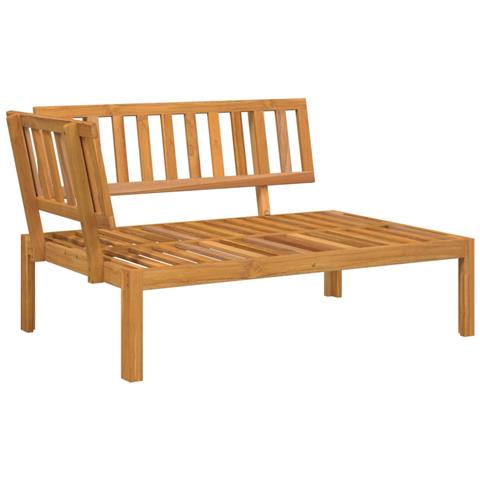 Set Divano Pallet Da Giardino 5 Pz In Legno Massello Di Acacia - Foto 3