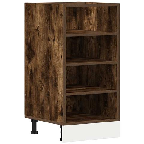 Armadio Inferiore Rovere Fumo 40x44,5x81,5 Cm Legno Multistrato - Foto 2
