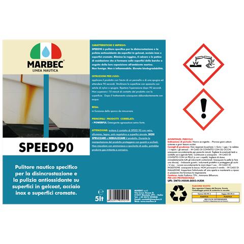 Speed90 5ltx4pz - Smacchiatore Disincrostante Nautico Per Ruggine - Foto 2