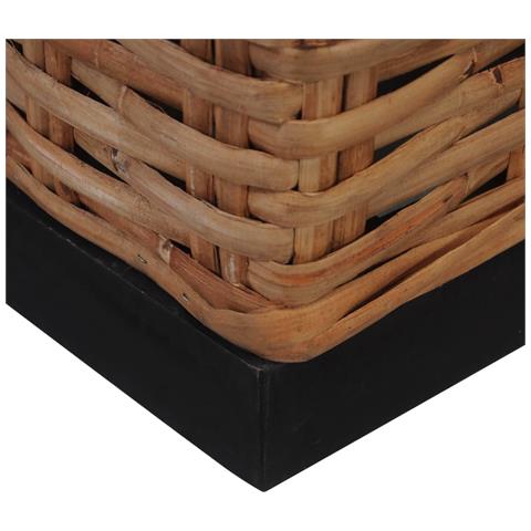 Poltrona Con Cuscini In Rattan Naturale - Foto 8