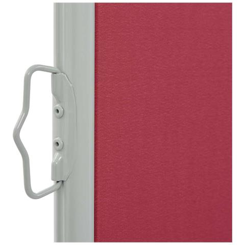 Tenda Laterale Retrattile Per Patio 100x300 Cm Rossa - Foto 2