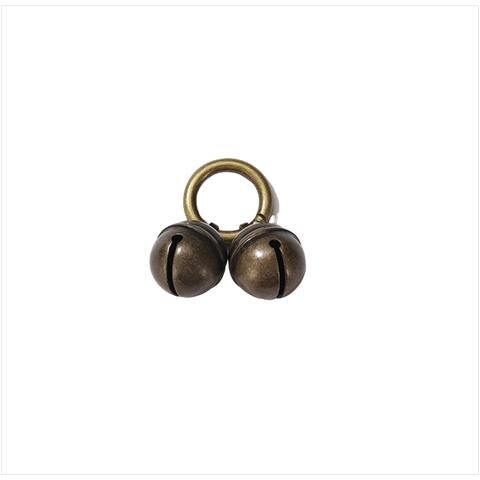 Elegante Campanella Per Animali Domestici In Bronzo Anticato Per Collari E Borse - Foto 2