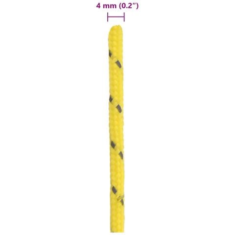 Corda Tenda con Strisce Riflettenti e Chiavi 50 m 4 mm - Foto 6