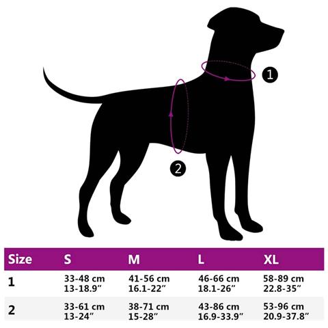 Pettorina per Cani con Strisce Riflettenti Regolabile Blu L - Foto 10