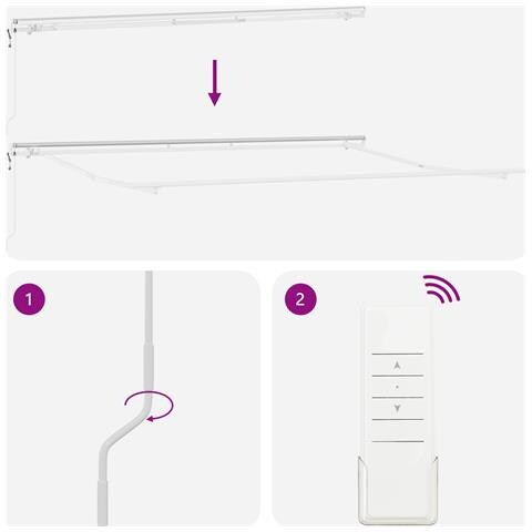 Tenda Retrattile Automatica  Verde e Bianca 450x350 cm, Tessuto di Ricambio per Tende  per Telaio 4.5x3.5 m Verde e Bianca - Foto 9