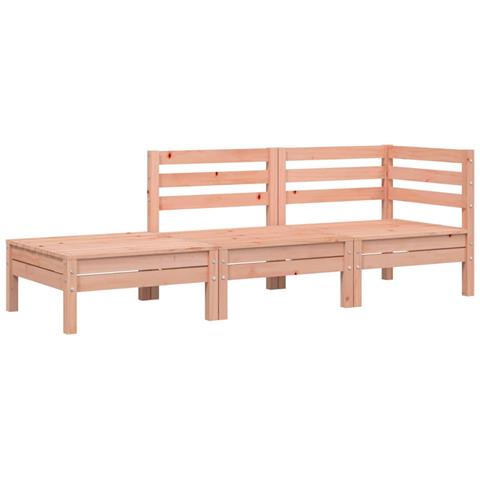 Divano da Giardino 3 Posti in Legno Massello di Douglas - Foto 1
