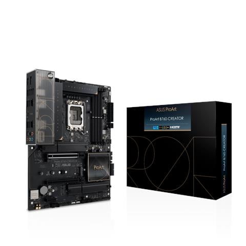 ASUS PROART B760-CREATOR, Intel, LGA 1700, Intel® Celeron®, Intel® Pentium® Gold, Intel® Core™ i3, Intel® Core™ i5, Intel® Core™..., LGA 1700, DDR5-SDRAM, 192 GB - Foto 1