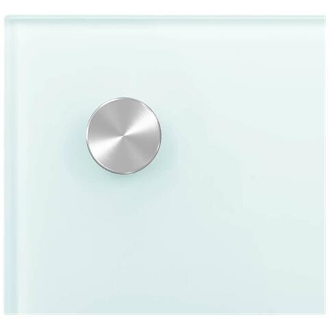 Paraschizzi per Cucina 2 pz Bianchi 80x50 cm in Vetro Temperato - Foto 7