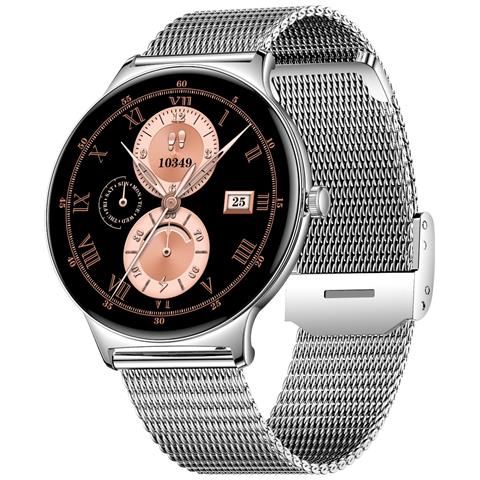Smartwatch Multifunzionale Con Monitoraggio Della Salute E Bluetooth Silver - Foto 1
