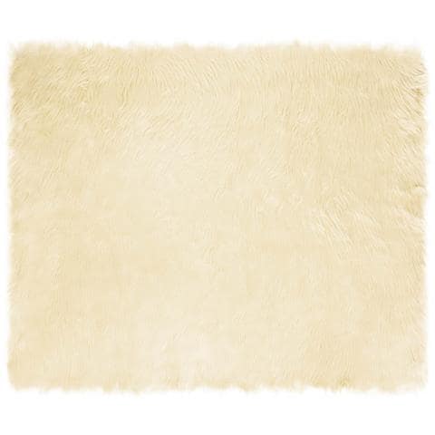 Tappeto Pecora Tafalla Crema 200 x 280 cm Poliestere - Foto 1