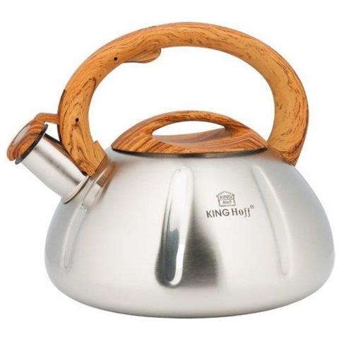 Bollitore con fischietto in acciaio inossidabile Kinghoff KH-3291 da 3,0 l - Foto 1