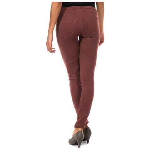 Pantaloni Elasticizzati Stile Legging Con Passanti Per Cintura 10dbf0752 Donna - Foto 3
