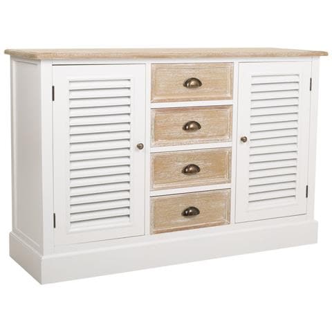 Credenza In Legno Bianco 124x40x80h - Foto 1