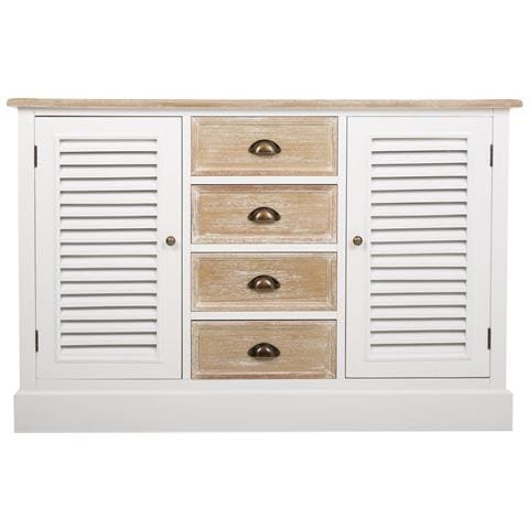 Credenza In Legno Bianco 124x40x80h - Foto 2