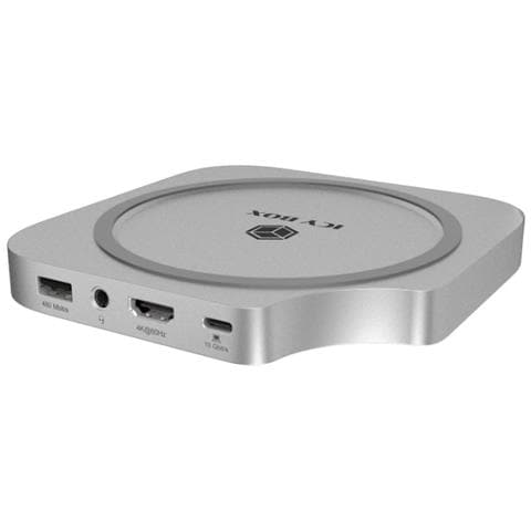 Docking Station IB-DK100 USB-C Per Mac Mini M4 Argento - Foto 1