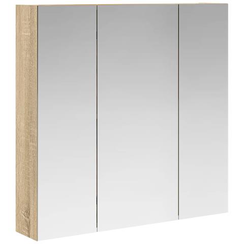 Mobiletto per specchio da bagno Rovere Sonoma 70 x 14,5 x 70 cm - Foto 1