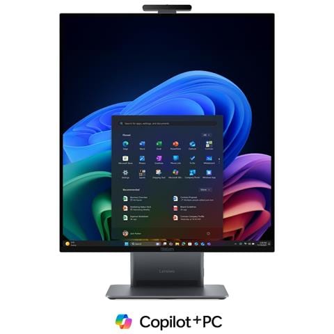 ThinkCentre X AIO Copilot+ PC Intel Core Ultra 5 325 70,1 cm (27.6") 2560 x 2880 Pixel PC All-in-one 16 GB LPDDR5x-SDRAM 1 TB SSD Windows 11 Pro Wi-Fi 7 (802.11be) Grigio - Foto 1
