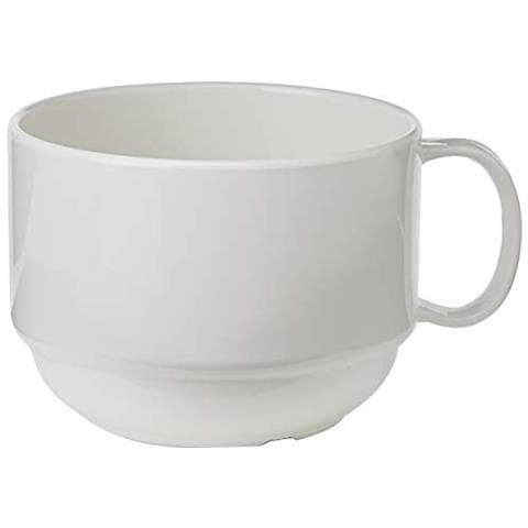 66936C Tazza da colazione senza BPA, bianca, 9 x 7 cm - Foto 1