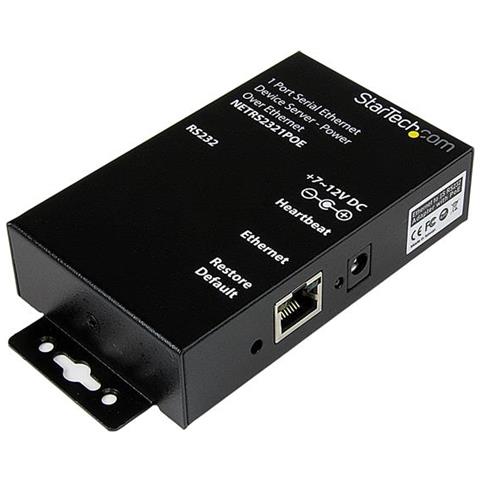 Convertitore seriale Ethernet RS-232 a 1 porta - PoE Power Over Ethernet - Foto 1
