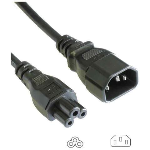 Cavo Alimentazione Connettori C14 Maschio C5 Femmina Mt 1,80 - Foto 1